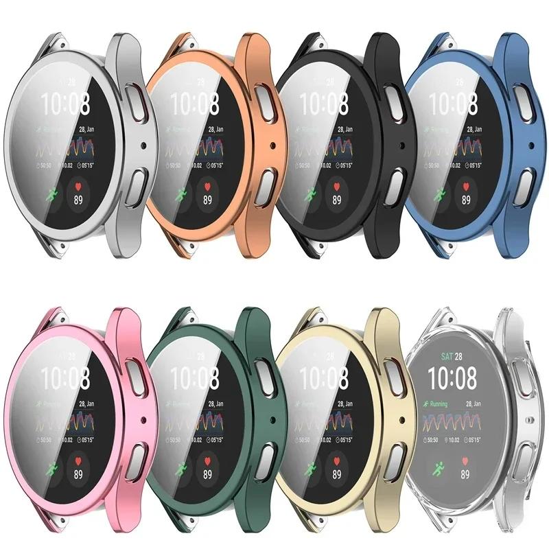 Silikon TPU Hülle Glas Für Samsung Galaxy Watch 7 40mm 44mm Vollabdeckung Displayschutz Bumper für Watch7 44mm 40mm Hülle