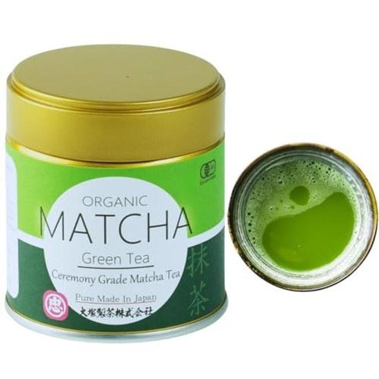 Otsuka Green Tea Co - Seicha Matcha Organic Domestic Premium Established Meiji 2 Long-established JAS Powder (30g can)