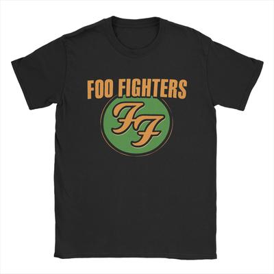 Herren Damen F-Foo F-Fighters Band T-Shirt 100% Baumwolle Kleidung Vintage Kurzarm Rundhals T-Shirt Geschenkidee T-Shirts