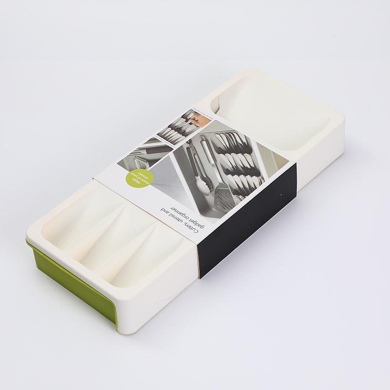Knife Holder Cutlery Organizer Storage Tray Expandable Organizer Multipurpose Kitchen Drawer Spoon Knife Fork Holding Flatware