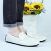 Plus Size 39-46 Summer White Hollow Out Penny Loafers Men Casual Shoes Man Moccasins Leather Slip On Flats Mens Driving Shoes