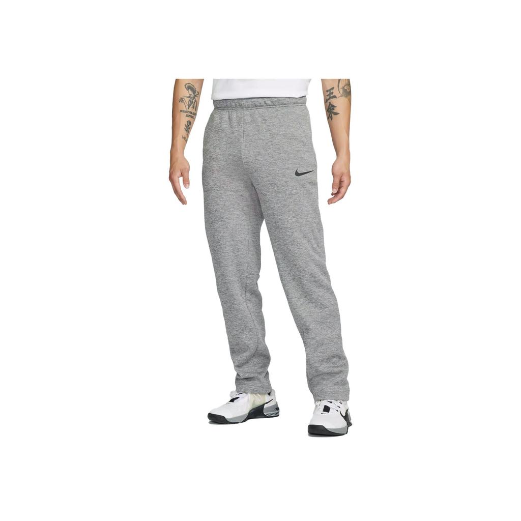 Nike Therma Fleece Logo Comfort Knit Sports Pants Men Pants Dark-Gray Black 932254-063