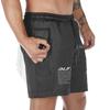 Pantaloni scurți de alergare și fitness respirabili, cu croială slim fit, la modă, de la Muscle Brothers