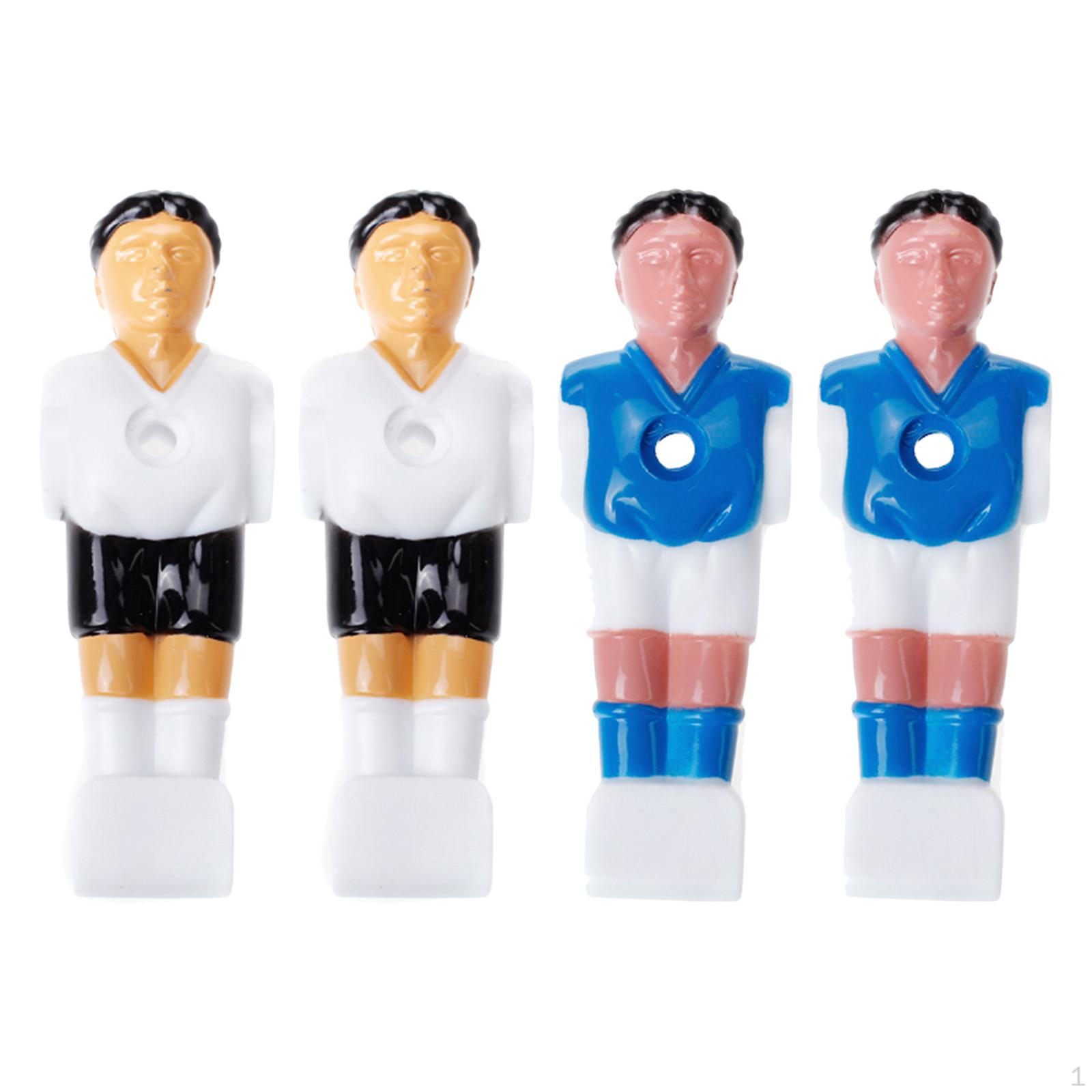 

4x 4.3 Inch Soccer Foosball Man Table Football Player Part Guys