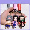 Entzückender Demon Slayer Schlüsselanhänger Anime Charakter Taschenanhänger Kunststoff Langlebig Geschenk