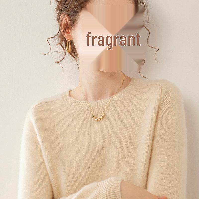 Women's Cashmere Saddle Shoulder Sweater - Thick Autumn/Winter Pullover