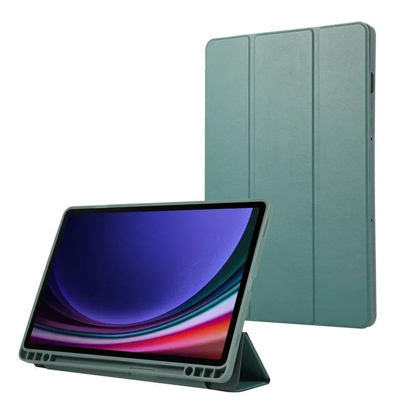 Funda For Samsung Tab S10 Lite Case 10.9 inch Trifold Soft Back Stand Tablet Cover For Galaxy Tab S10 Lite Case with Pen Holder