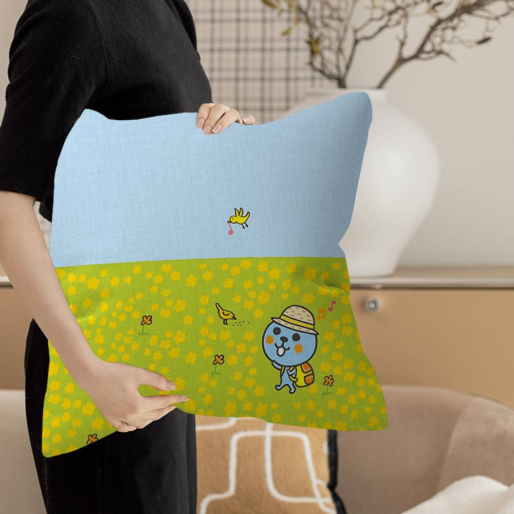 Q-Qoo Decorative Room Aesthetics Pillow Case Home Decor Bedroom Sofa Bed Couch Pillow Cover 45x45