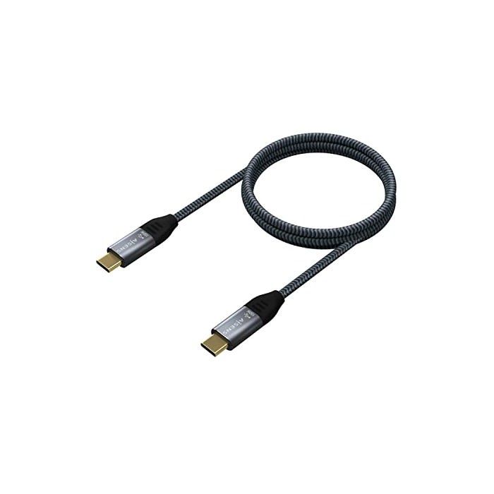 Câble USB C - AISENS - A107-0629 - 2 m - Micro USB - Mâle à mâle - 1000 Mbps - 60 GHz