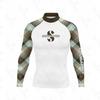 Cross-border special for printed long-sleeved surf suits, tight anti-chlorine wetsuits, beach sunscreen jellyfish suits