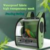 Transparent Parrot Pet Out Backpack Oxford Cloth Cat Myna Black Phoenix Bird Cage Food Cup Pet Bird Bag