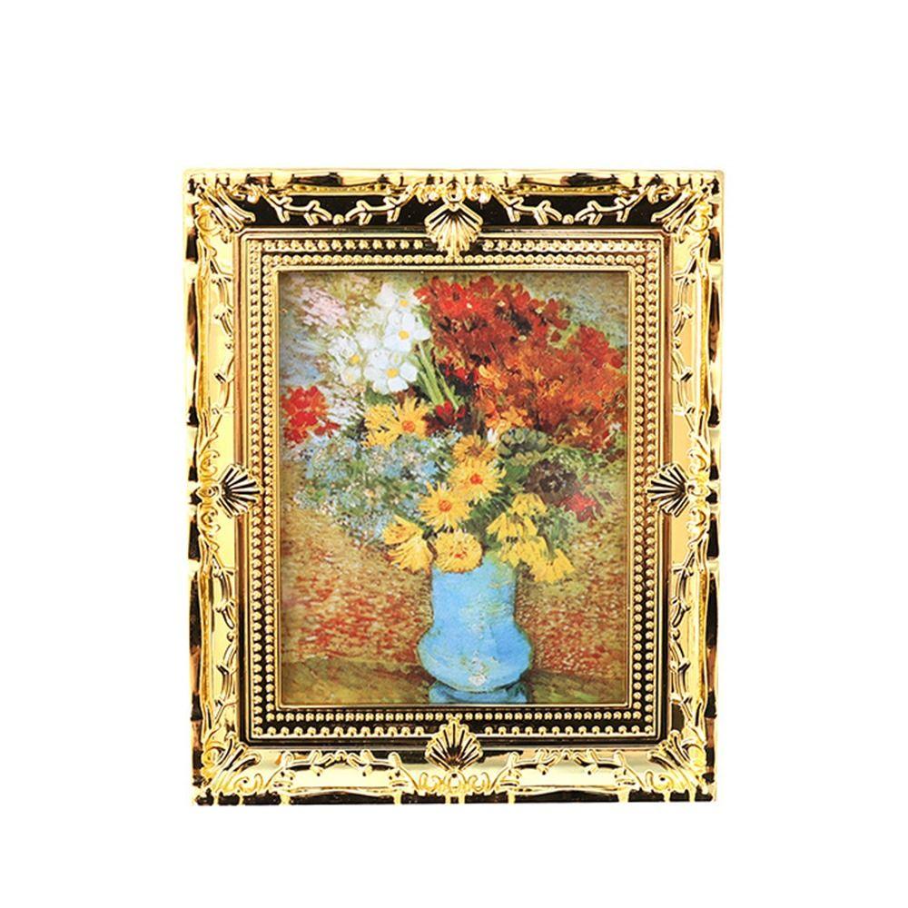 Doll House Decoration Dollhouse Miniature Accessories Resin Photo Frame Simulation Furniture Model