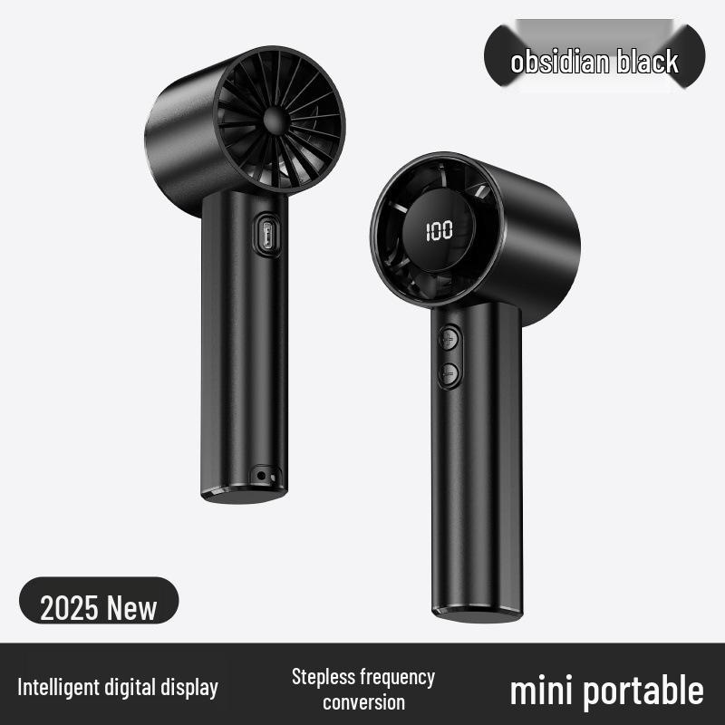 Compact Turbo Handheld & Neck Hanging Fan for Construction Sites – Portable Mini Fan Gift 2026-New