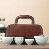 National tide festival gifts gradual change ceramic teapot outdoor camping a pot of four cups travel tea set small set