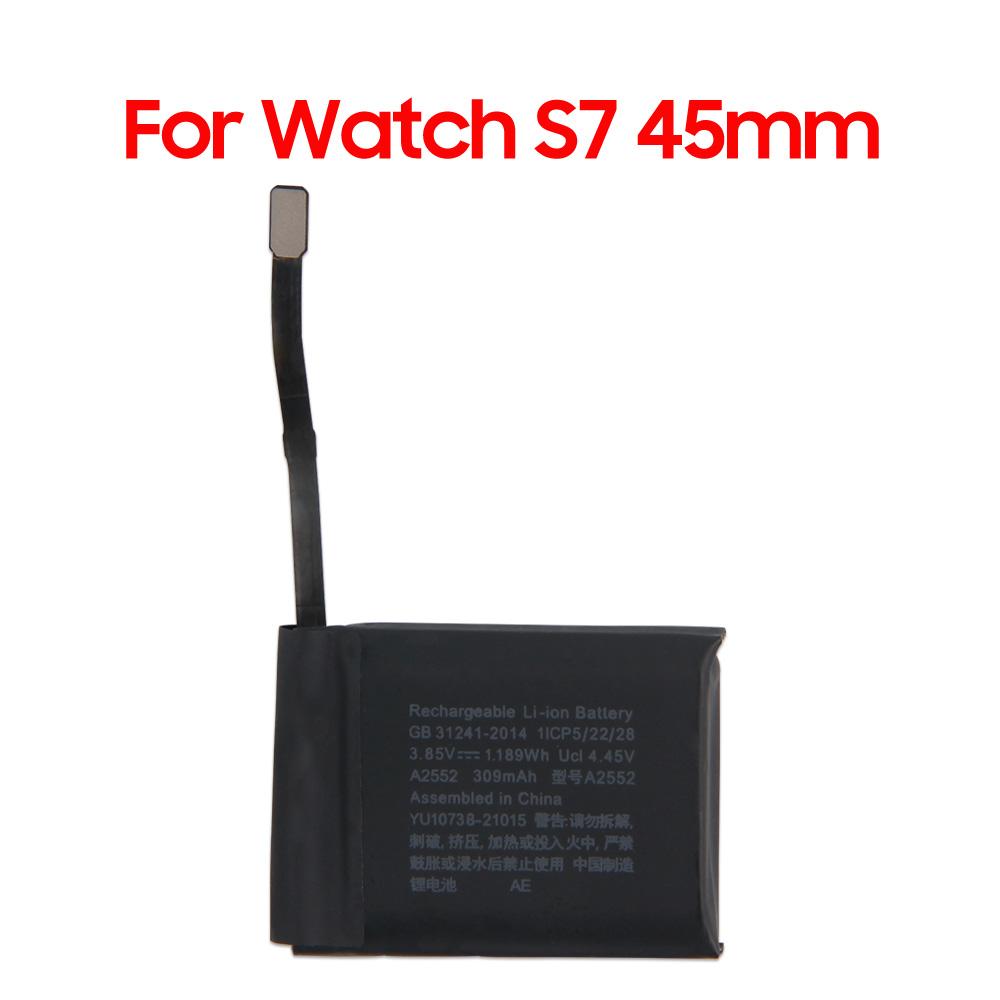 Аккумулятор Премиум-качества A2663 Для Apple Watch S7 41мм 284мАч A2552 Для Apple Watch S7 45мм 309мАч с Инструментами For Apple Watch S7 45mm