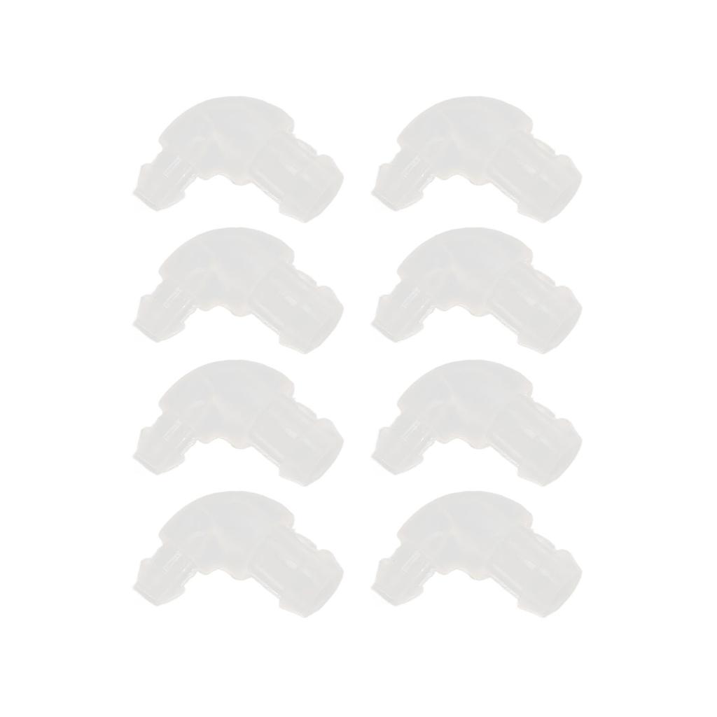 30pcs Hearing Amplifier Tubing Adaptor Earplug Connector Replacement Accessories for BTE Hearing Amplifier