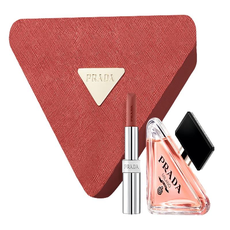 Prada Perfume set Lipstick I m Unpredictable Limited Edition EDP Lipstick Lipstick #B107 Naked Brown + My Unpredictable Perfume EDP50ml