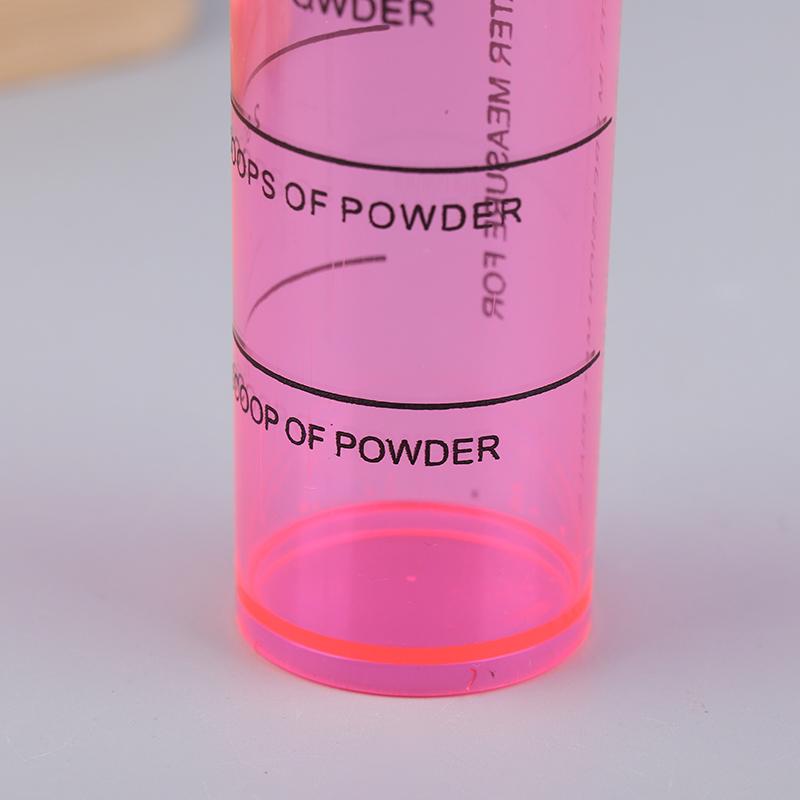 Cucchiaio dosatore in plastica per alginato dentale, misurino per materiale da impronta orale da laboratorio dentistico, tazza per miscelazione, strumenti di misurazione per polveri