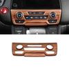 For Honda CRV CR-V 2017 2018 2019 2020 2021 ABS Chrome Car Air Conditioning Control Knob Panel Trim Cover Interior Accessories