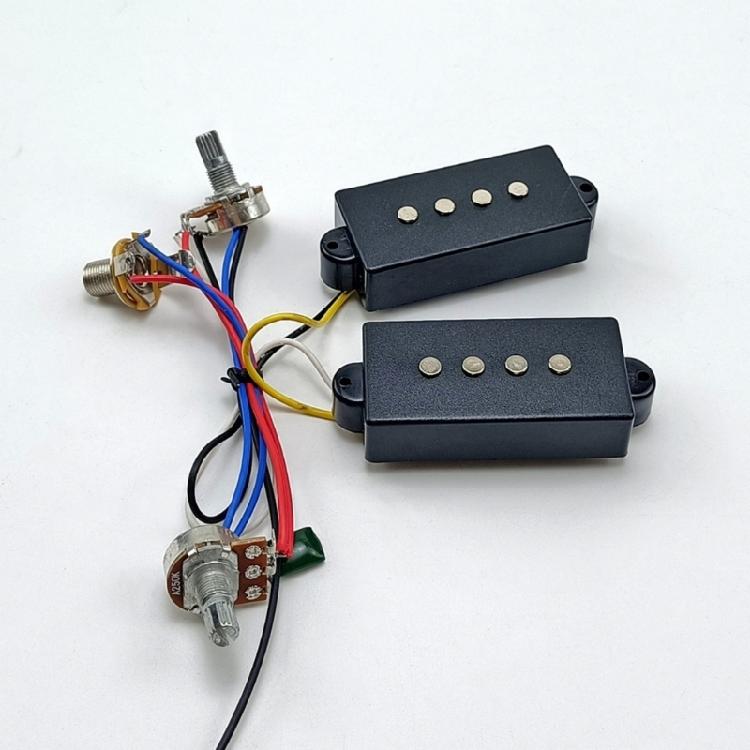 4 Strings Electric Bass Pickups Replacement Tone Control Wiring Harness Bass Pickup Electric Bass Accessories Enduring