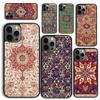 Persian Carpet Floral Pattern Phone Case for iPhone 17 Air 16 Coque 15 14 12 13 PLUS 11 PRO MAX Back Cover Fundas