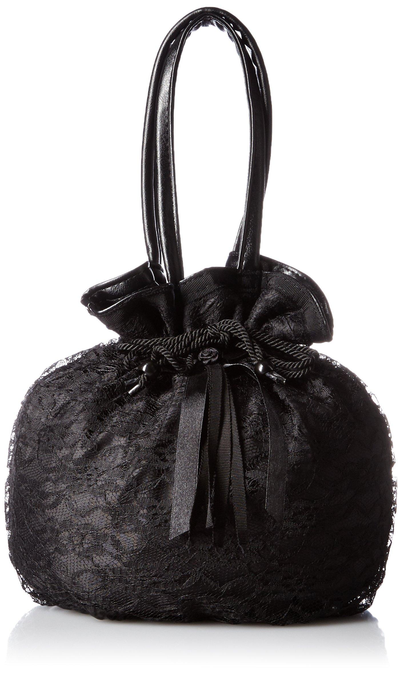 [Ajisai] Черная Формальная Сумка-Мешок на Завязках 5786-01 Черный