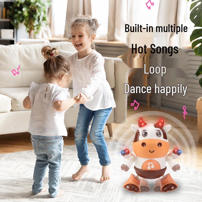 Children's Singing and Dancing Electric Cow Robot - Cute and Educational Toy