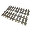 10pcs Miniature Fence Lifelike Rustic Decorative Plastic Small Fence Ornament for Hotel Shopping