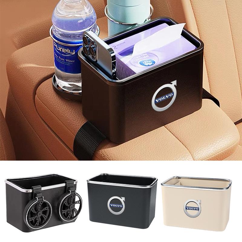 Car Tissue Box Car Storage Rack Multi-functional Water Cup Rack For Volvo CX90 DZ0