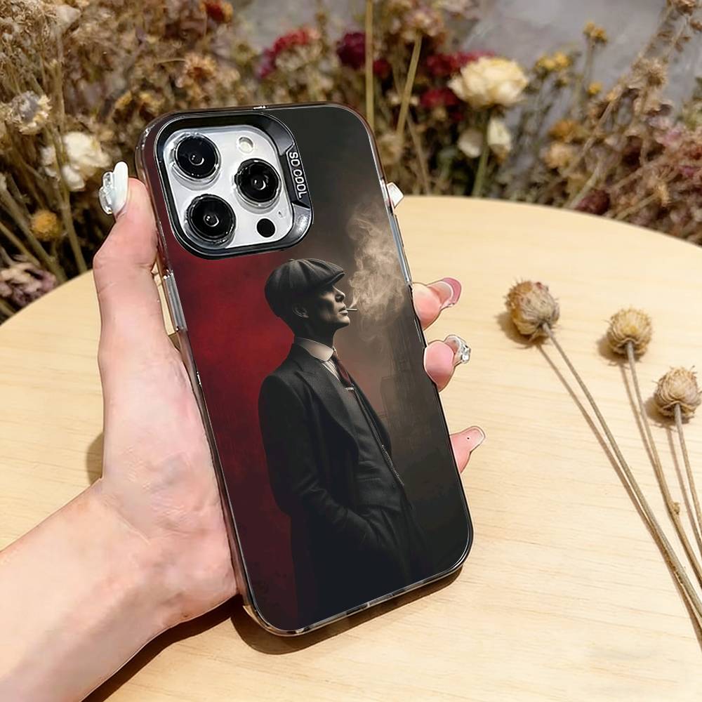 

Peaky Blinders tommy shelby Phone Case For iPhone 17,16,15,14,13,12,11 Plus,Pro Max,XS,Colorful Silver Phone case Funda Cover iPhone12