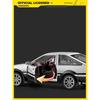 1/43 Initial D AE86 Zonda DIY Detachable Assembly Alloy Diecasts & Toy Vehicles Car Model Miniature Scale Model Car for Children