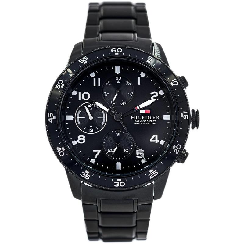 Tommy Hilfiger,Black,Men s Quartz Watch,1791951 чёрный