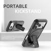 Militärische Robuste Panzerung Halter Magnetische Handyhülle für IPhone 17 16 15 14 Plus 13 12 Pro Max 11 16E Halter Harte Schutz Rückseite