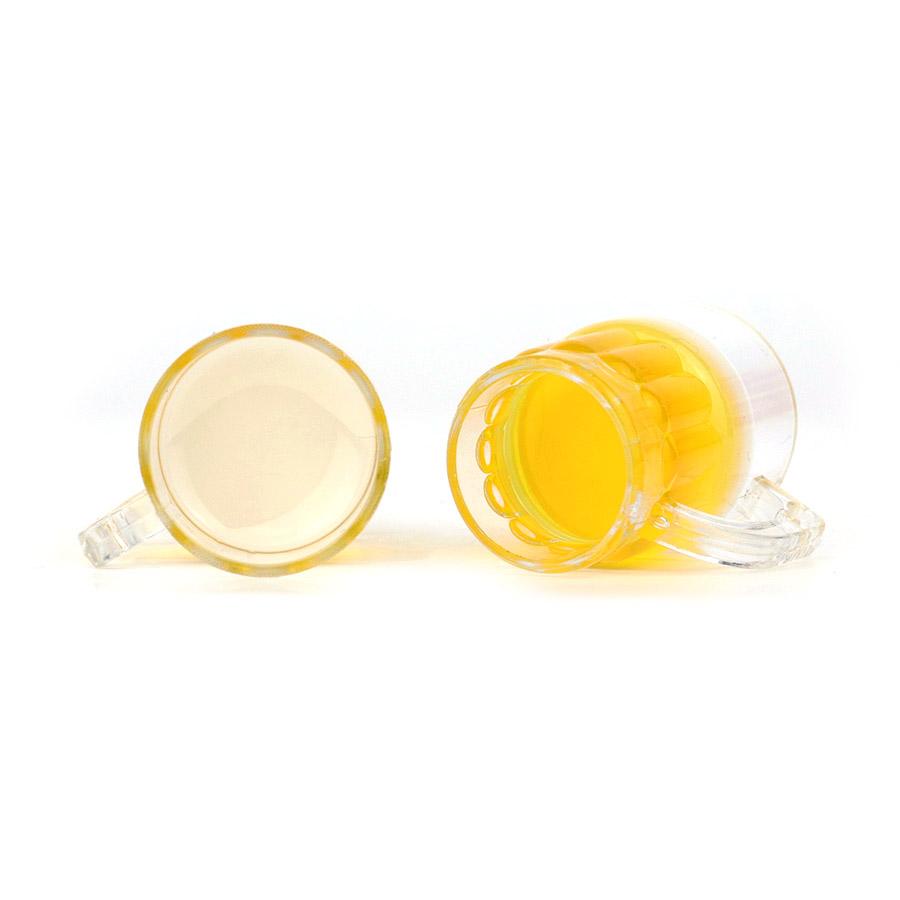 Creative 5Pcs Per Pack Mini Glass Shape Charm Pendant DIY Keychain Necklace Resin Wine Cup Bag Decoration Accessories Wholesale