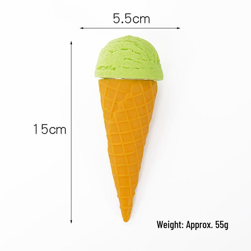 

PVC Simulation Ice Cream Cone Model Toy for Kindergarten Display