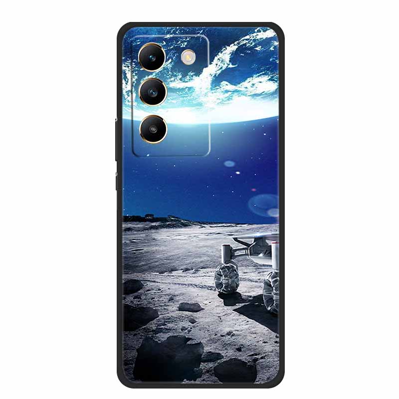 Phone Case For Vivo V30 Lite 4G Back Cover Case Shockproof Black Silicone Soft Funda For Vivo V30 Lite Case 6.67" V 30 Lite Capa
