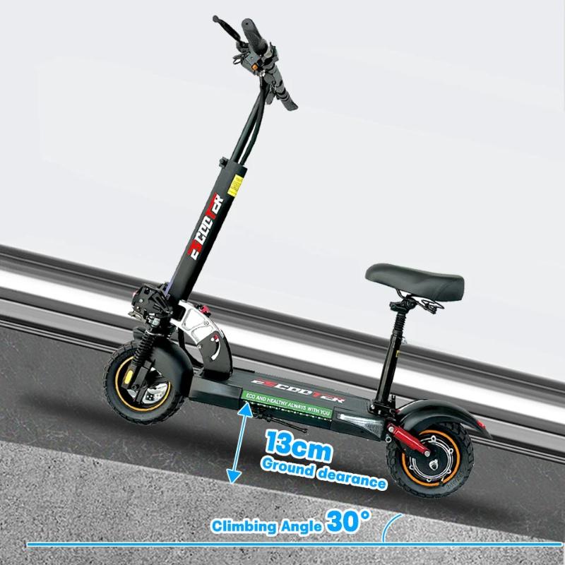 Sklad EÚ Dospelá elektrická kolobežka 800W zadný motor 48V13ah,16ah Ľahká E-kolobežka max. rýchlosť 45km/h Dojazd 35-55km Kolobežky