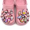 Adorable Cartoon Labubu Clog Shoe Charms - PVC Decoration & Flower Accessories