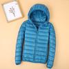 Ultra-light Plus Size Loose Thin Down Jacket Women Fashion Autumn Slim Short Hooded Warm Duck Down Coat Women Outerwear M-5XL