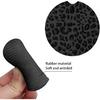 Leopard Spots Auto ert Coaster, Vivid Cheetah Skin 2.8 Inch Auto Car Cup Holder Coasters Rubber Anti-Slip Drink Car Cup Mat, Black Gray Cute Car
