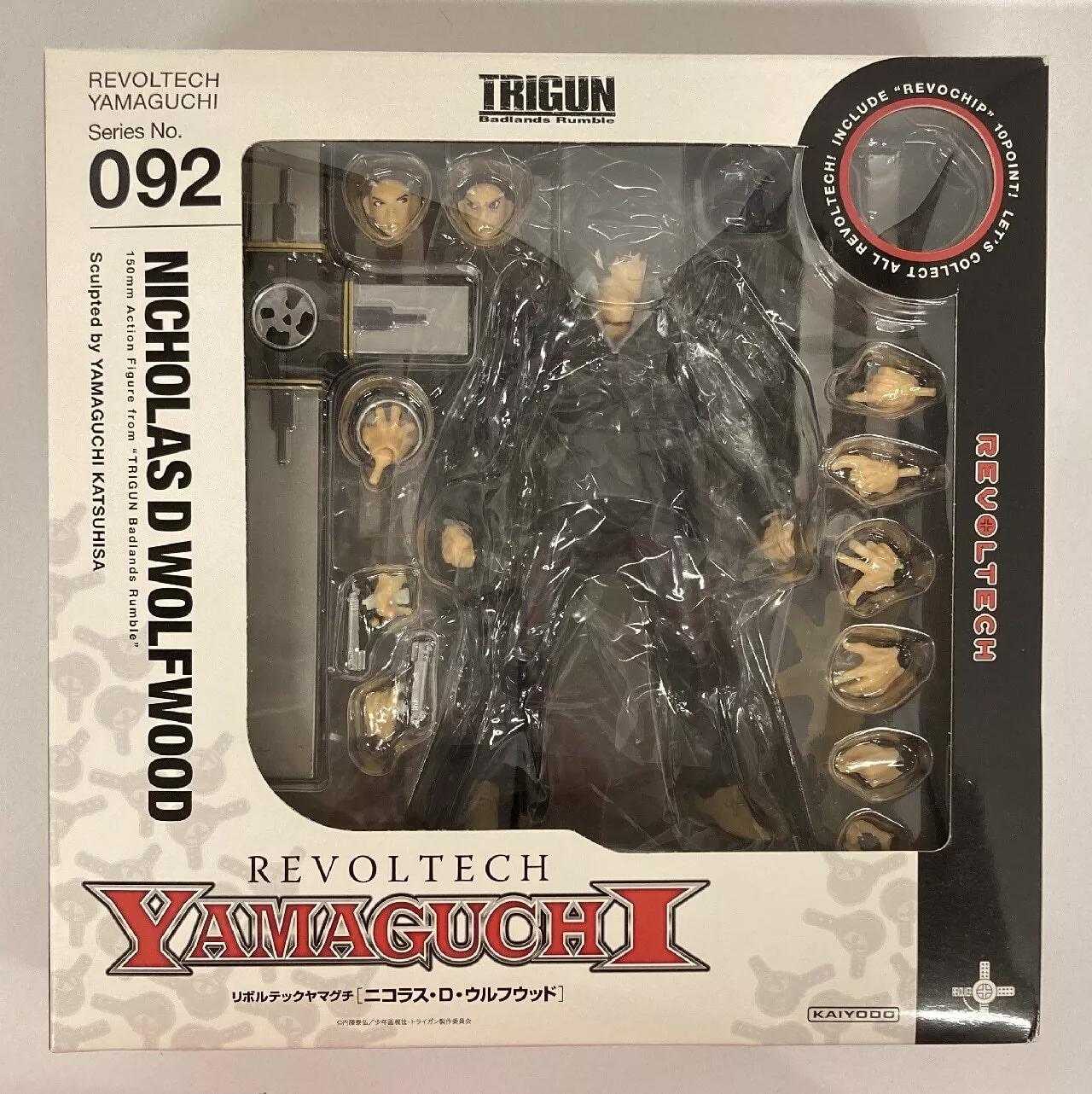 

[ИСПОЛЬЗУЕТСЯ] Kaiyodo Revoltech Yamaguchi 092 TRIGUN Николас Д. Wolfwood Фигурка Япония Аниме