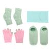 Moisturizing Socks Gloves Set Gel Neck Wrap Anti Aging Healing Reusable for Cracked Dry Skin