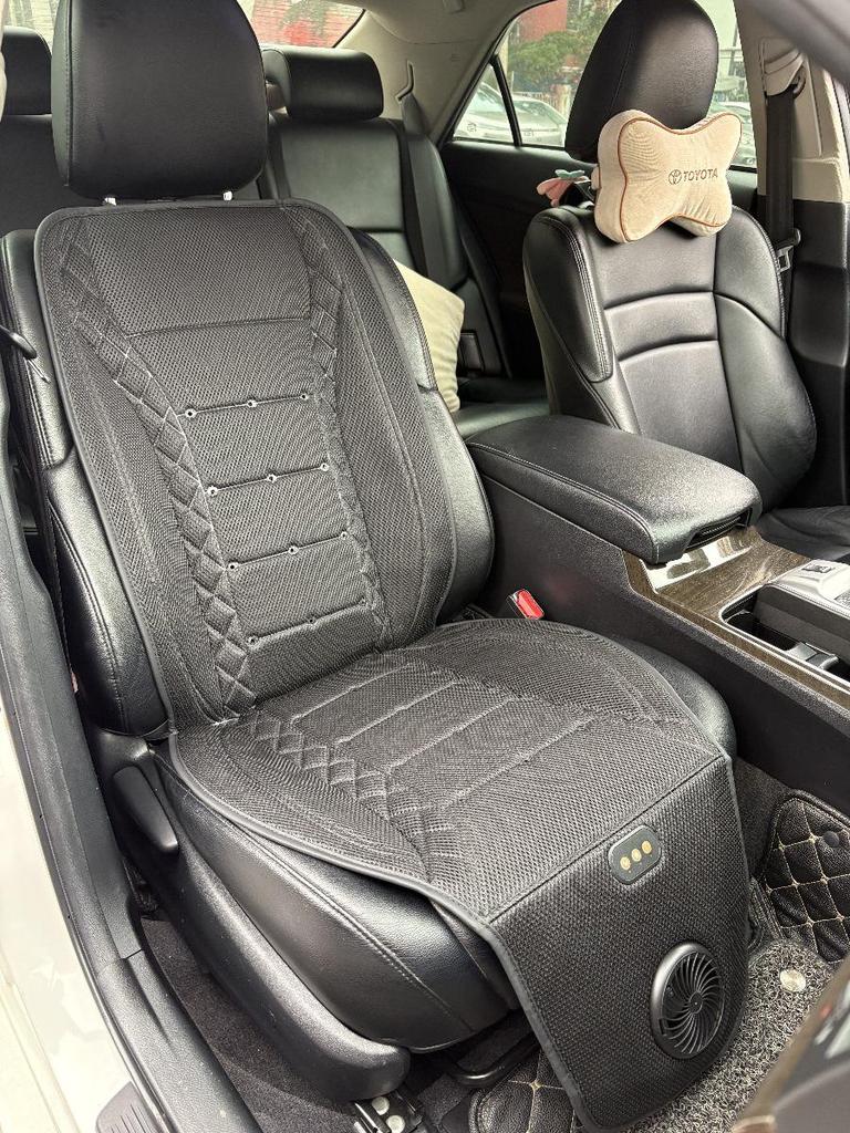 Chłodząca poduszka na siedzenie samochodowe z wentylatorem - Oddychająca letnia wentylacja do rozpraszania ciepła