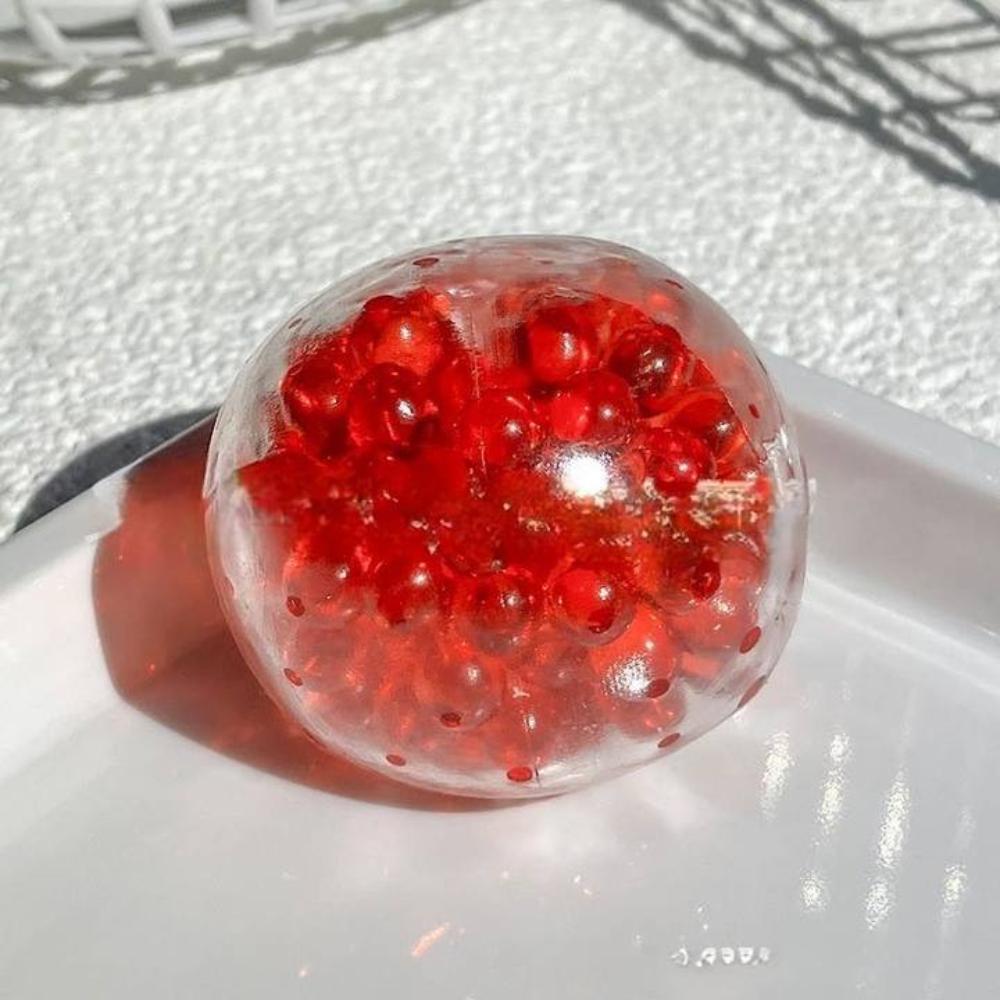 Super Soft Rainbow Beads Pinching Toy Simulation Slow Rebound Toy Kid Gift