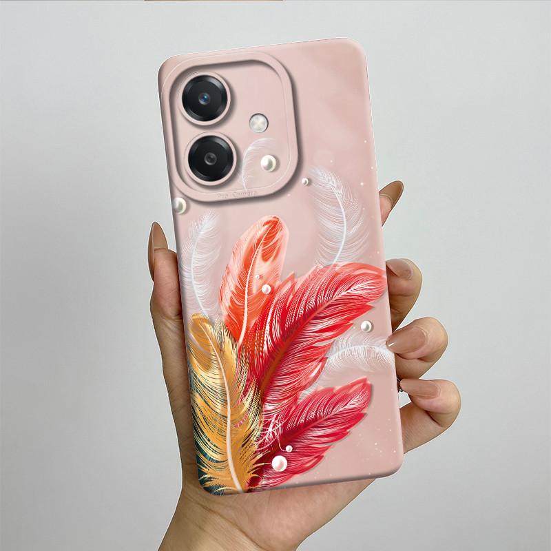 For OPPO A3 4G Phone Case A40 A40m CPH2669 CPH3669 Soft Silicone Sweet Painted Funda Coque Cartoon Printed Protective Back Cover OPPO A40