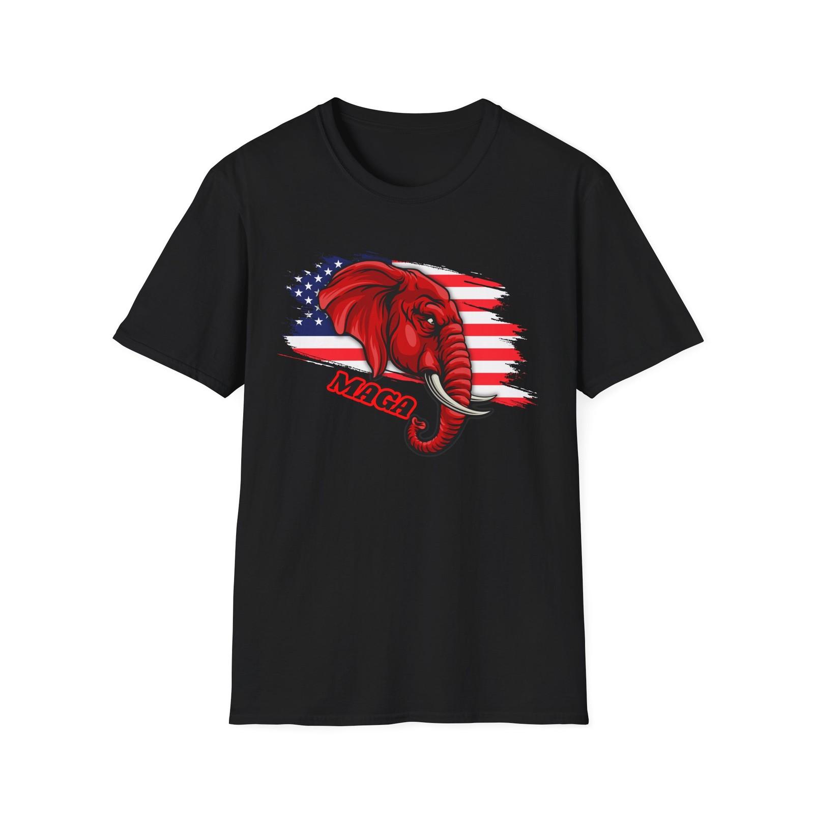 MAGA | America | Colorful Shirt | Cool Shirt | Unisex Softstyle T-Shirt XXXL