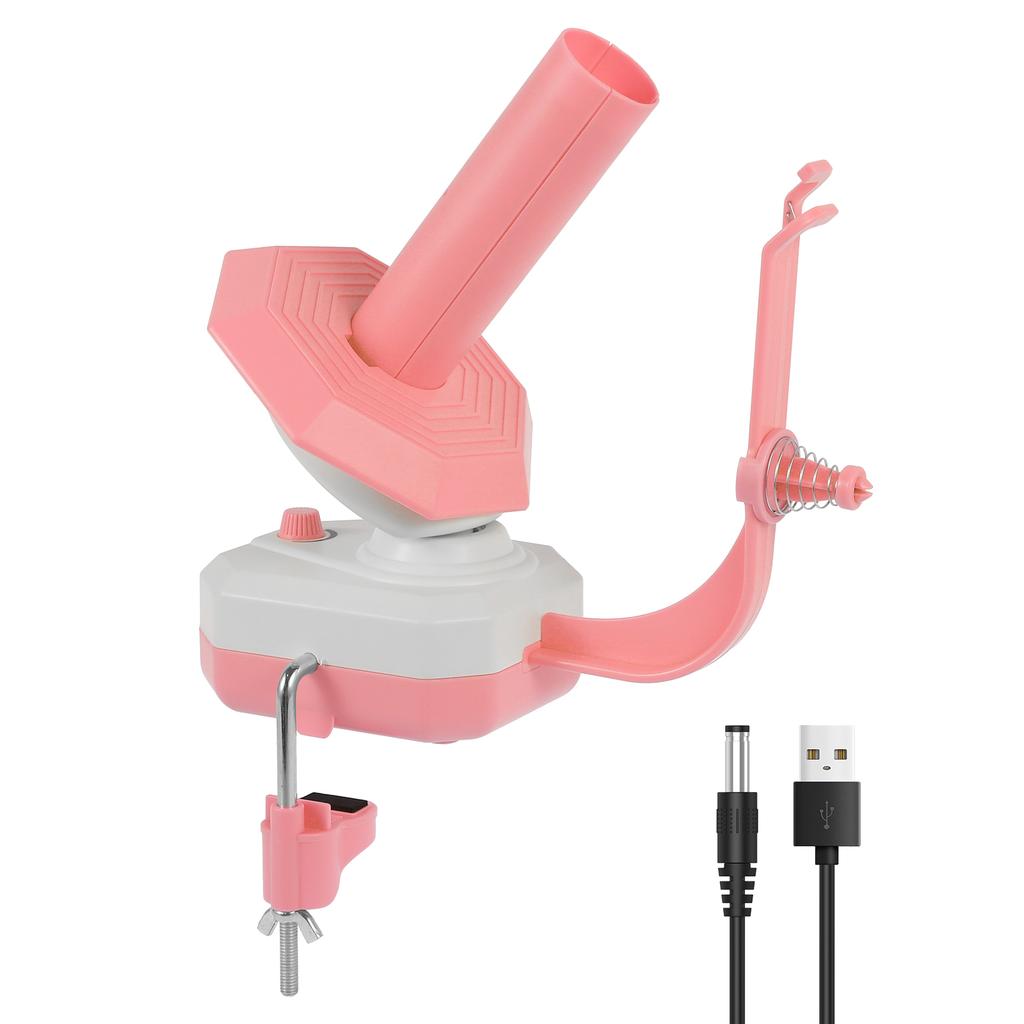 Bobinador de Lã Elétrico para Crochê Acionamento por Motor Bobinador Automático de Bolas de Fio Eficiente Bobinador Automático de Bolos de Fio com Velocidade Contínua