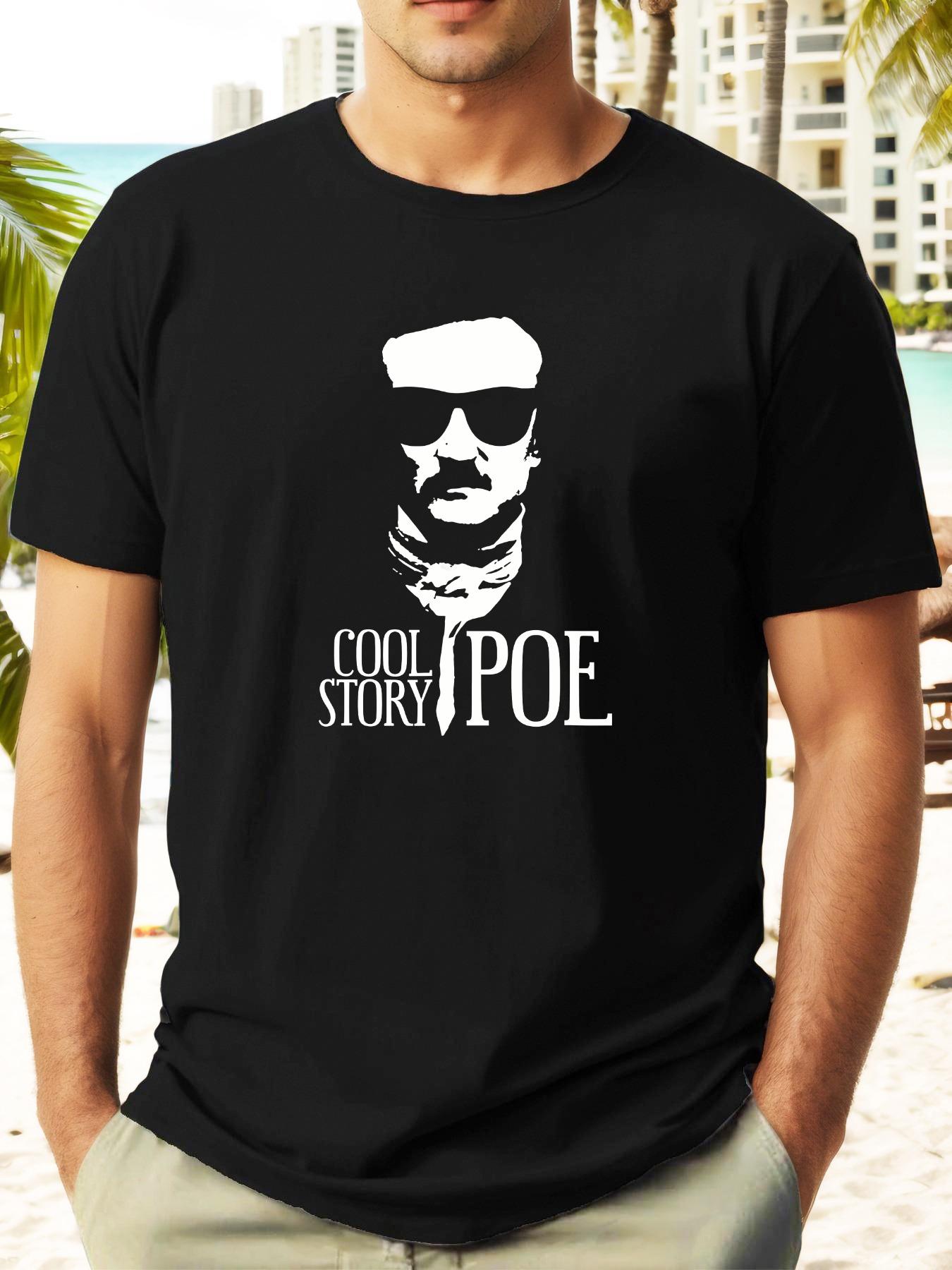 

Retro Cool Story Ple Graphic T-shirt - Casual Summer Short Sleeve Crewneck S