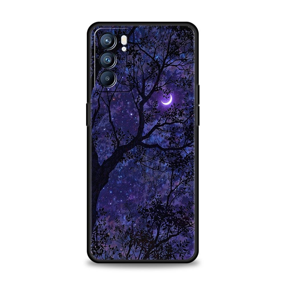 Fashion Art Sunset Glow Phone Case For Oppo Reno13 Reno12 Reno11 F Reno10 Pro A54 5G Find X5 A53 A52 A9 A17 4G A79 A80 A98 Cover