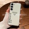 English Love Applies To Samsung S26ULTRA Mobile Phone Case Galaxy S23 Fine Hole S25 Transparent NOTE20 Anti-drop